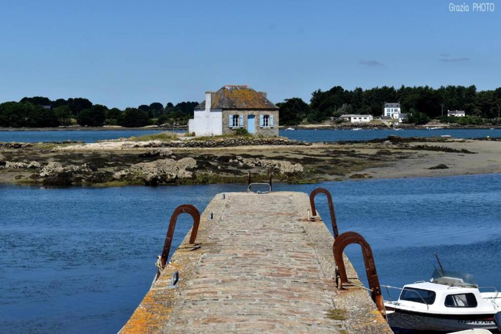 Appartement 4 Pers Dans Longere A 800M De La Plage Plouhinec  Bagian luar foto